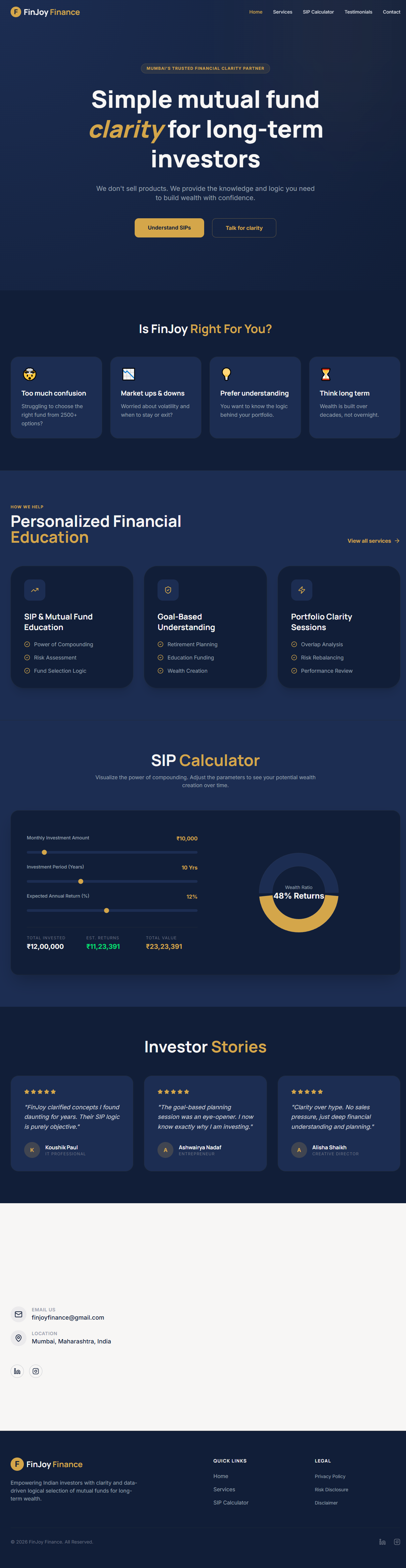 Homepage Layout