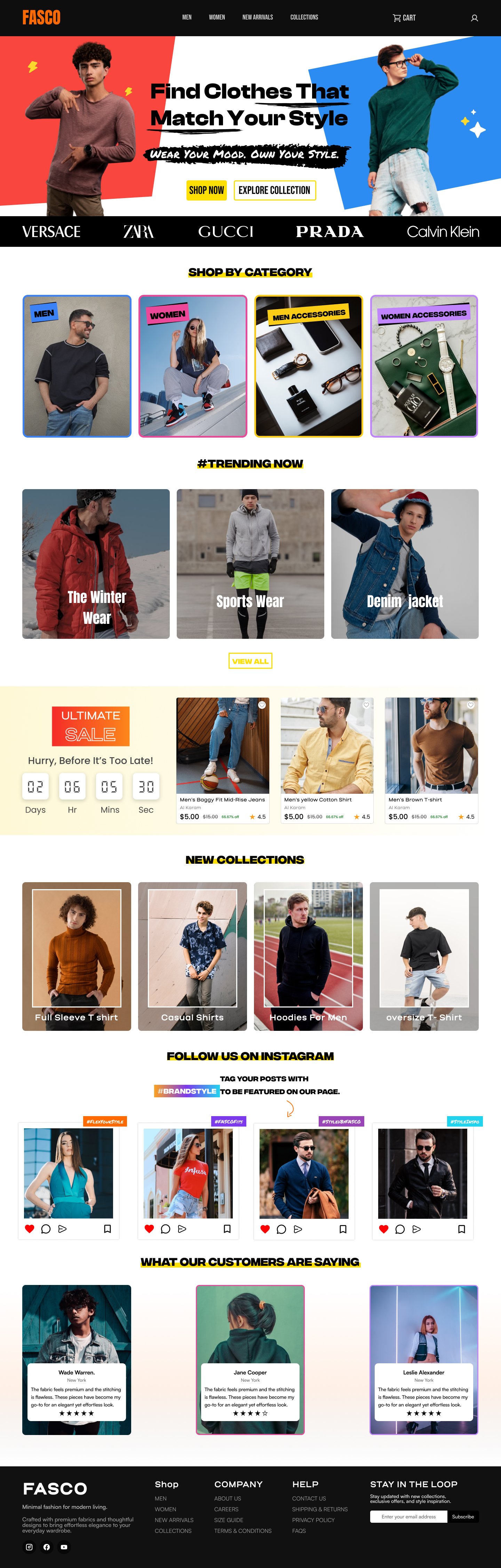 Fasco Landing Page